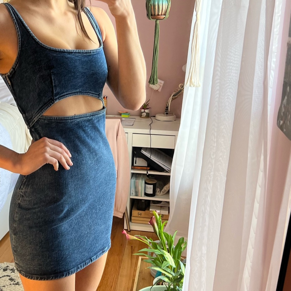 Denim Mini Dress